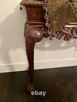 Vintage Chippendale Tall Ornate Console