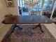 Vintage Chippendale-style Double Pedestal Walnut Dining Table