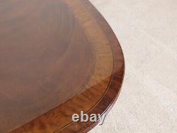Vintage DREXEL Ball & Claw Chippendale Flame Mahogany Dining Table w 3 Leaves