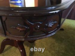 Vintage Drexel Chippendale Mahogany Formal Dining Table, 6 Chairs, Sideboard