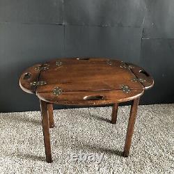 Vintage Furniture Butler Style Mahogany Coffee Table