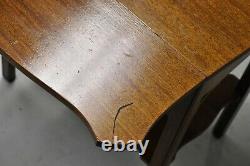 Vintage Kittinger Buffalo Mahogany Chippendale Drop Leaf Side Lamp End Table