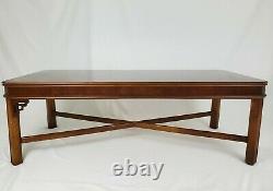Vintage Lane Chinese Chippendale Coffee Table Walnut Wood 11257