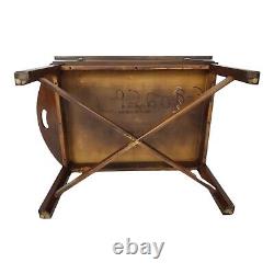 Vintage Lane Coffee Table Cherry Butter Tray Top Wooden Traditional Chippendale