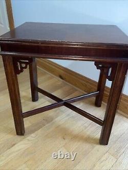 Vintage Lane Side Table 11257 85 Asian Chippendale Style Fretwork Chinese