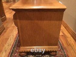 Vintage Lexington Commode Oak Wood Nightstand