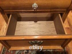 Vintage Lexington Commode Oak Wood Nightstand