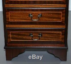 Vintage Mahogany Bed Side Table Chest Of Drawers Or Lamp Wine End Side Table
