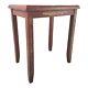Vintage Oriental Side Table Hand Painted Wood Chinese Chippendale Red And Gold