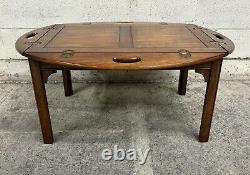 Vintage Pennsylvania House Chippendale Style Butler Coffee Table