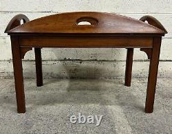 Vintage Pennsylvania House Chippendale Style Butler Coffee Table