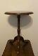 Vintage Round Pedestal Tea Occasional Side Table Plant Stand 21.5