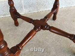 Vintage Stickley Brothers Solid Cherry Round Lamp Table