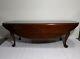 Vintage Stickley Solid Cherry Drop Leaf Coffee Table Queen Anne Chippendale