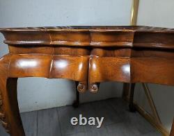 Vintage Sutton Furniture Mahogany Wood Chippendale Tea Table Ball & Claw Feet