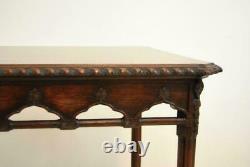 Walnut Chippendale Rectangular Table Server By Banks Coldstone Company