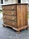 Willett Mid Century Maple Chippendale Nightstand Accent Side Table Chest Vintage