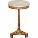 William Iv 1830 Mahogany Occasional Table With Marble Top Large Side End Lamp