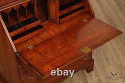 Wright Table Co. Chippendale Style Cherry Secretary Desk