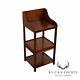 Wright Table Company Cherry 3 Tier Stand With Drawer