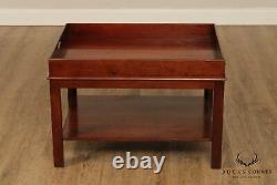 Wright Table Company Cherry Butler Tray Coffee Table