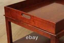 Wright Table Company Cherry Butler Tray Coffee Table