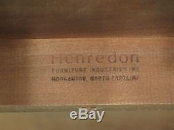 48370ec Henredon Moderne Chippendale Chêne Et Noyer Sofa Table