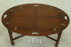 48800ec Kittinger Style Chippendale Butler Table Basse