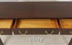 58835ec Ethan Allen Cherry Chippendale 3 Table De Savon De Tiroir