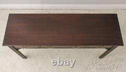 58835ec Ethan Allen Cherry Chippendale 3 Table De Savon De Tiroir