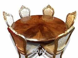 5ft William IV Style Burr Walnut Grand Table À Manger. Pro Français Poli