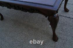 61070 Solid Ahogany Executive Desk Library Table Avec Tiroir