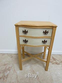 Antique Chippendale Lampe Haute Jambe End Table Shelf Night Stand A