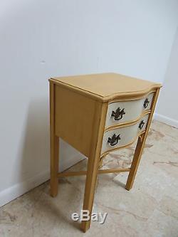 Antique Chippendale Lampe Haute Jambe End Table Shelf Night Stand A