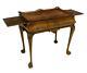 Antique Table, Thé, Style Chippendale Ronce, Fin Du 19ème C, 1800, Magnifique