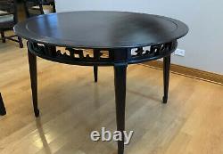 Baker Furniture Company Michael Taylor Chineserie Table À Manger Et 5 Chaises Rare