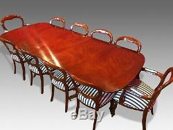 Belle Designer George III Style Brésilien Table Acajou, Français Poli
