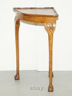 Belle Table De Jardinier Art Deco Claw & Ball Pieds D'angle De Circa Des Années 1930