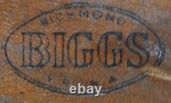 Biggs (kittinger) Chippendale Ahogany Table À Petites Feuilles Pembroke Table