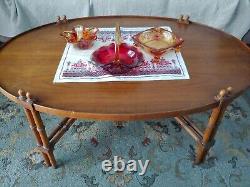 Brandt Meubles Embassy Collection Faux Bamboo Asian Inspirated Coffee Table