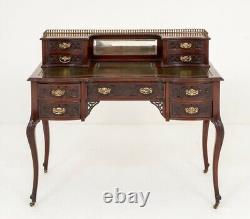 Bureau Chippendale en acajou Table d'écriture Antique 1890