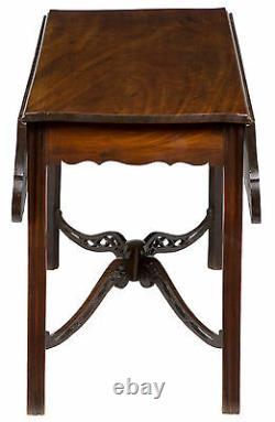 Cfc-mahogany Porringer Top Chippendale Pembroke Table, Angleterre, Vers 1780
