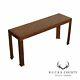 Chinese Chippendale Style Custom Quality Parquetry Console Table