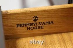 Chippendale Style Banded Mahogany Sofa Table Par Pennsylvania House