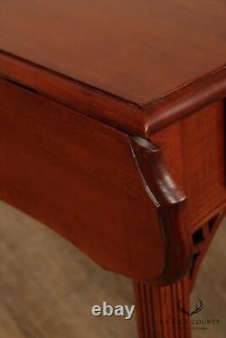 Chippendale Style Cerise Sur Mesure Drop Feuille Pembroke Table