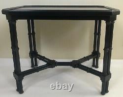 Collection Brandt Embassy Des Années 1960 Faux Bamboo Regency Style Side / Accent Table