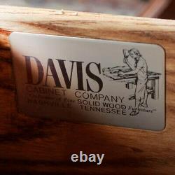 Davis Cabinet Co Chippendale Console Acajou Table Avec 3 Tiroirs