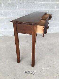 Davis Cabinet Company Ahogany Chippendale Style 3 Table Console De Tiroirs