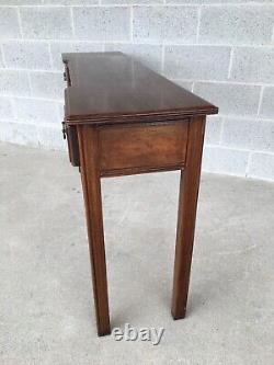 Davis Cabinet Company Ahogany Chippendale Style 3 Table Console De Tiroirs