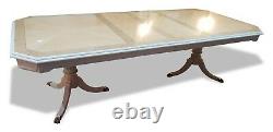 Designer Art Deco Style Maple & Burr Ash Set De Table À Manger Pro Français Poli